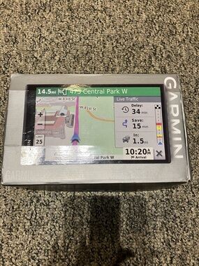 Garmin Drive 65 Portable GPS Navigator - Silver and Black Display